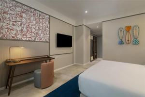 TV a/nebo společenská místnost v ubytování Hyatt Centric Santo Domingo