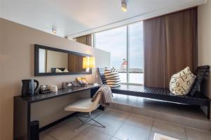 A seating area at Hyatt Place Gothenburg Central