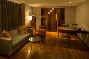 Istumisnurk majutusasutuses Les Suites Taipei - Da An