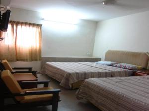 Кровать или кровати в номере Skudai Baru Hotel +34 фотографии