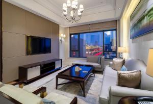 Posezení v ubytování Wyndham Grand Xi'an Residence