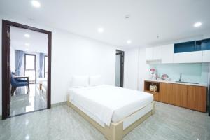 Kuchyň nebo kuchyňský kout v ubytování Samya Hotel & Apartment