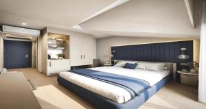 Postel nebo postele na pokoji v ubytování EL DE Olive Aero Suites Near Delhi Airport