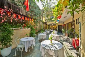 Restoran või mõni muu söögikoht majutusasutuses Hoian Central Hotel
