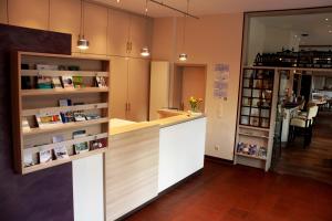 Eldhús eða eldhúskrókur á Hotel Blumlage