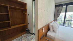 Postel nebo postele na pokoji v ubytování Kenan Cottage