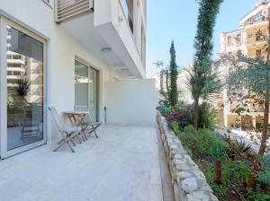 O edifício onde o apartamento está situado