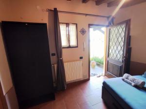 Postel nebo postele na pokoji v ubytování Camera con bagno e accesso indipendente