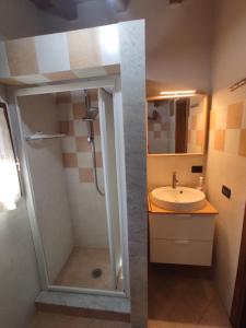 Koupelna v ubytování Camera con bagno e accesso indipendente