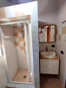 Koupelna v ubytování Camera con bagno e accesso indipendente