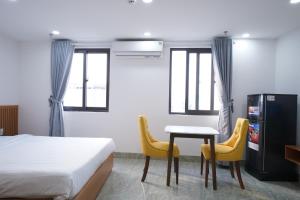 Postel nebo postele na pokoji v ubytování Samya Hotel & Apartment