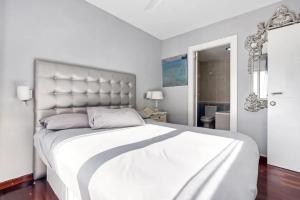 Katil atau katil-katil dalam bilik di Bright Apartment with Sea View in Altea, 120 m² + Balcony