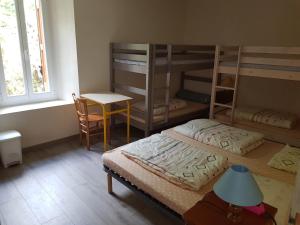 Maison familiale des Gueyniers客房内的一张或多张床位
