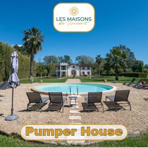 Πισίνα στο ή κοντά στο Pumper House x Eaux Claire - Piscine - 2 Jacuzzi