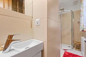 Bagno di Grand chalet rustique à Gryon, avec vue et cheminée