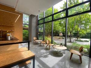 Zahrada ubytování Zhengzhou Jianye Tianzhu International Apartment