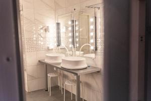 Vonios kambarys apgyvendinimo įstaigoje Hostel K3a
