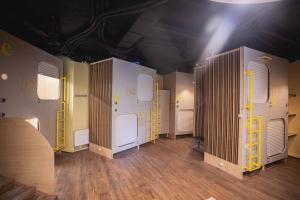 Virtuvė arba virtuvėlė apgyvendinimo įstaigoje Hostel K3a