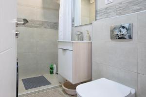Ένα μπάνιο στο New Belgrade Roses Apartment +16 φωτογραφίες