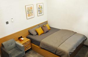 Istumisnurk majutusasutuses Casa de Java Cirebon