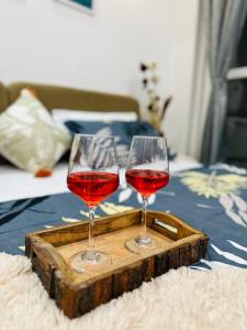 Nápoje v ubytování Panorama of Bliss -2BHK Duplex