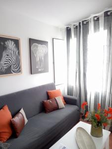 Część wypoczynkowa w obiekcie CASA AMELIA Apartamento Bajo con terraza y jardín Apartamento 1ªPlanta