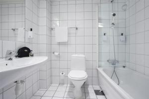 Koupelna v ubytování Scandic Harstad