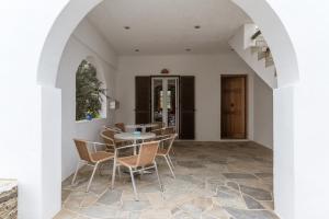 Patio nebo venkovní prostory v ubytování Cyclades Beach 2