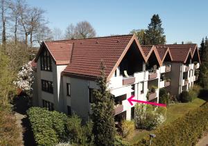Das Gebäude in dem sich die Ferienwohnung befindet