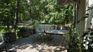 Zahrada ubytování Clos l'Oustal
