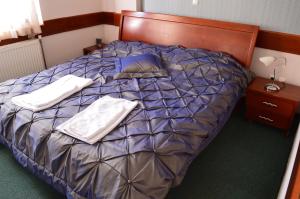 Ένα ή περισσότερα κρεβάτια σε δωμάτιο στο Hotel Cingo