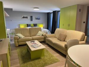 Magnifique Studio dans Villa Contemporaine au Calme avec Piscine & Parking Privé à Beaumont les Valence & Montéléger的休息区
