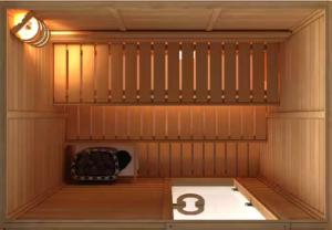 a sauna with a sign in the middle of it at Romantic Eco Sanctuary Off-Grid Mountain Retreat in Valencia
