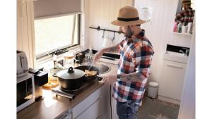 ผู้เข้าพักที่ Odyssean Tiny House B by Tiny Away