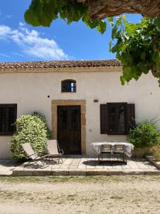 Bygningen som feriehuset ligger i