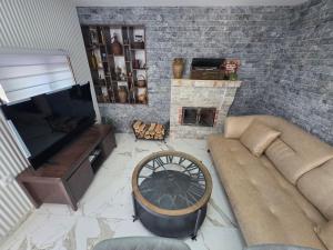 Posezení v ubytování La Casa Di Martin