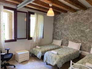 CANAL VIEW房間的床