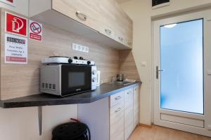 Kuchnia lub aneks kuchenny w obiekcie Lucsony Apartman