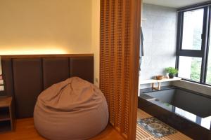 Seating area sa 眠眠細語溫泉套房
