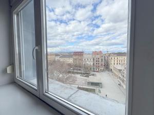 Výhľad na mesto Budapešť alebo výhľad na mesto priamo z penziónu