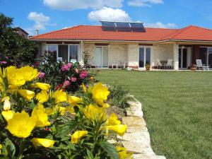 Zahrada ubytování Biały Domek studio pomarańczowe