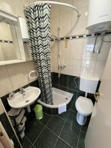 Koupelna v ubytování Apartmani Ana Juricev Vodice