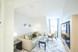 Zona d'estar a Storchen Zürich - Lifestyle Boutique Hotel
