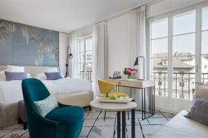 Zona d'estar a Storchen Zürich - Lifestyle Boutique Hotel