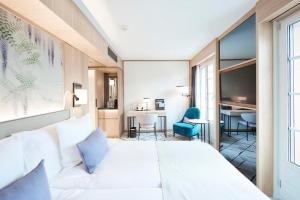 Zona d'estar a Storchen Zürich - Lifestyle Boutique Hotel