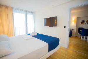 Voodi või voodid majutusasutuse MY SUNSHINE APARTMENTS BATuMI toas