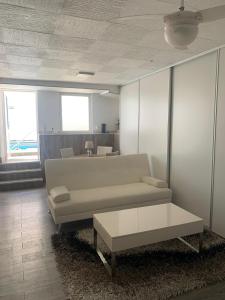 Χώρος καθιστικού στο Apartamento en casa particular en Moraira