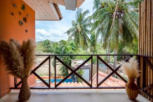 Balkón nebo terasa v ubytování I-DAO POOLVilla HUAHIN วิวภูเขา&ใกล้ทะเลใกล้เมือง
