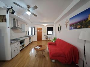 Kuchyňa alebo kuchynka v ubytovaní Castilla del Patrocinio, Coqueto apartamento de 1Dormitorio