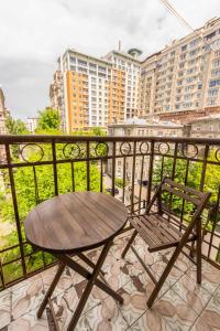 Balkón nebo terasa v ubytování Scandinavian Apartments